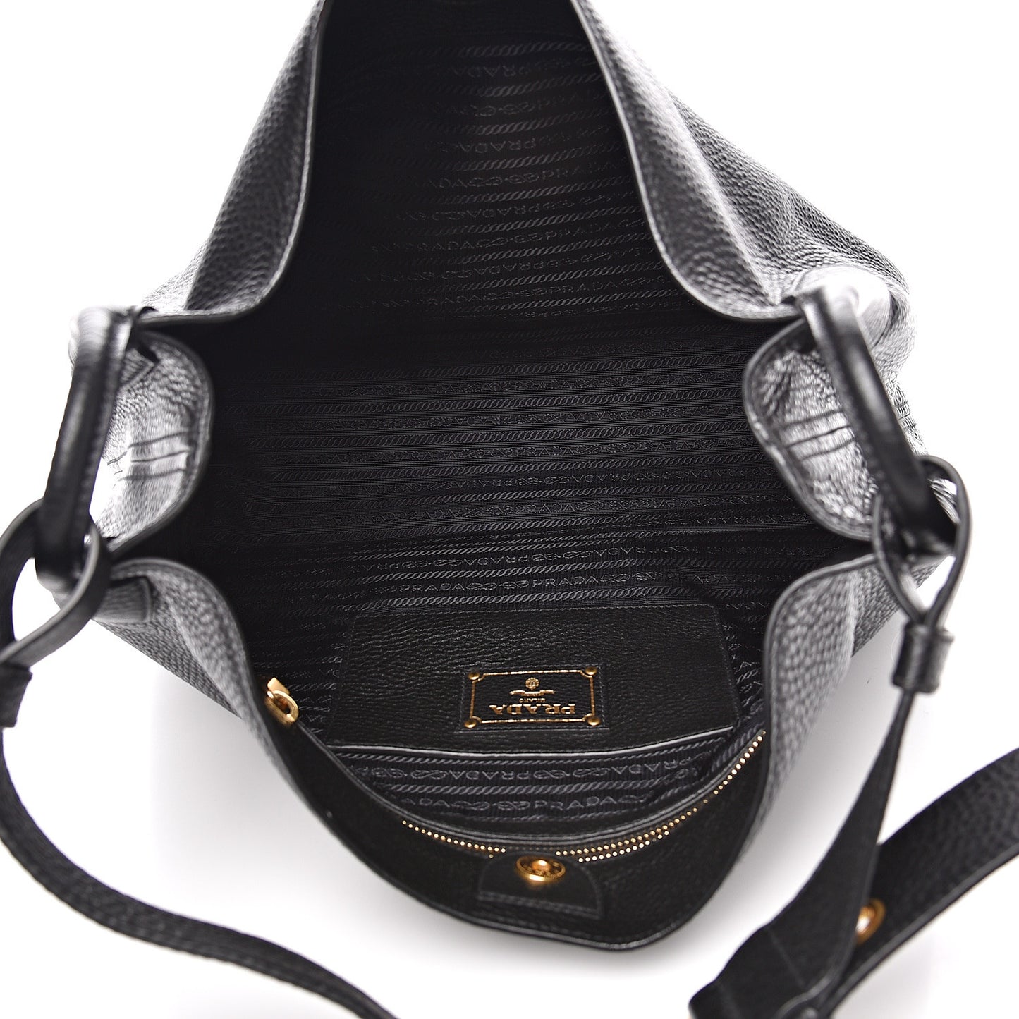 Vitello Daino Tote Black