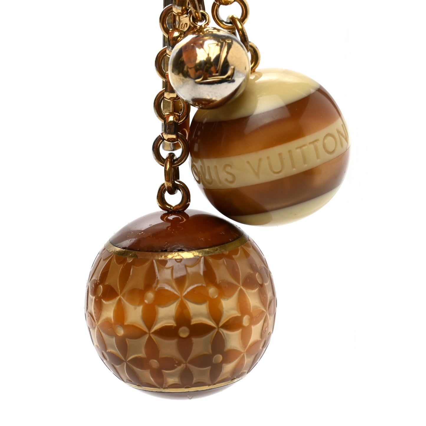 Mini Lin Croisette Bag Charm Beige