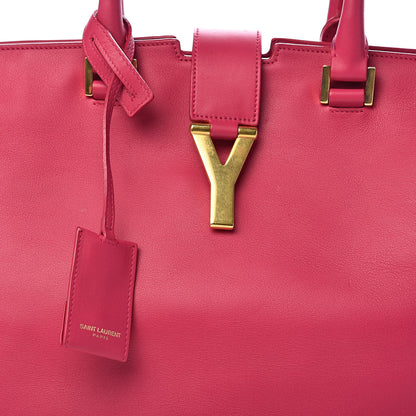 Saint Laurent Calfskin Medium Classic Y Cabas Fuchsia 10 of 10