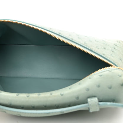 Loro Piana Ostrich L19 Extra Pocket Pouch Light Blue 5 of 9