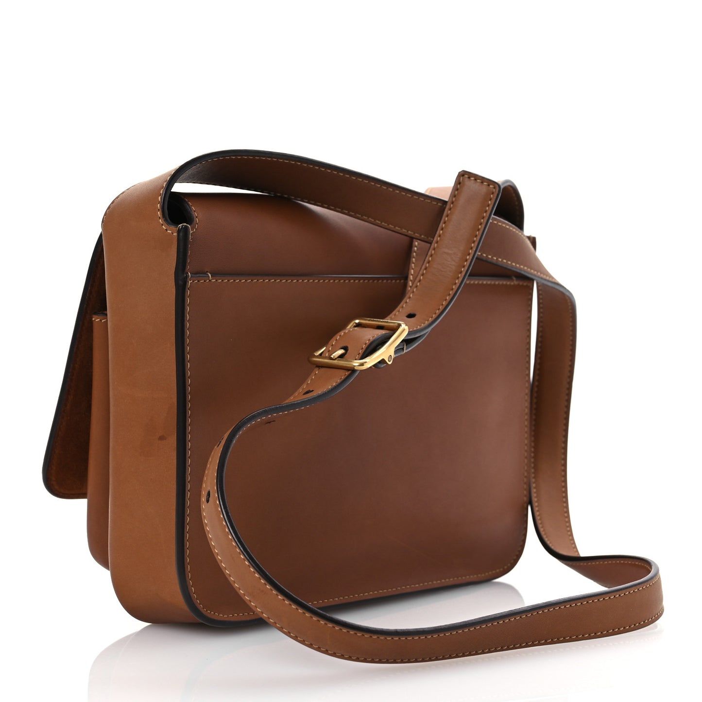 Vegetable Tanned Besace Niki Satchel Brick