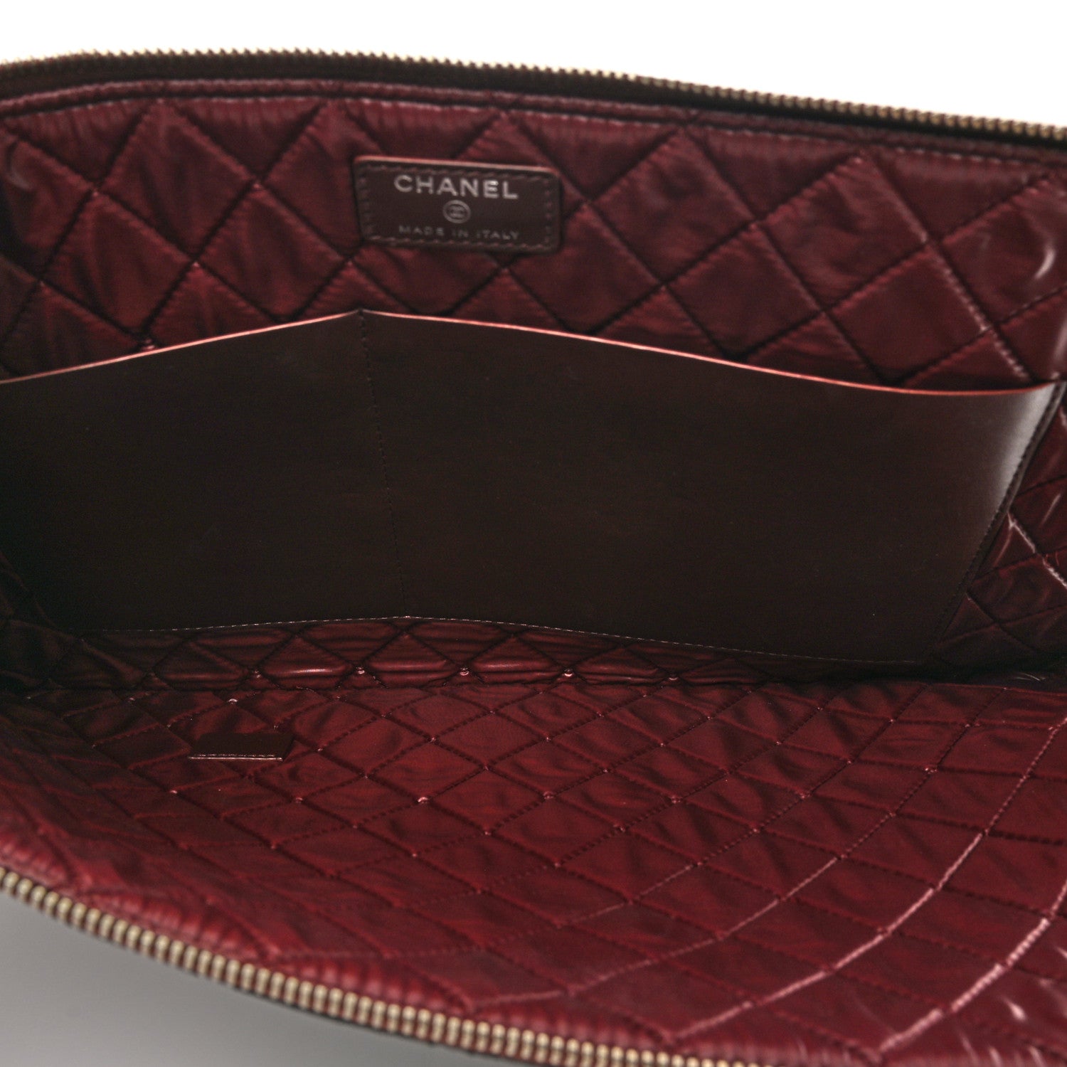 Chanel Caviar Quilted Large Slide Pouch Black 5 of 7