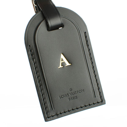 Louis Vuitton Calfskin Black Luggage Tag 5 of 5