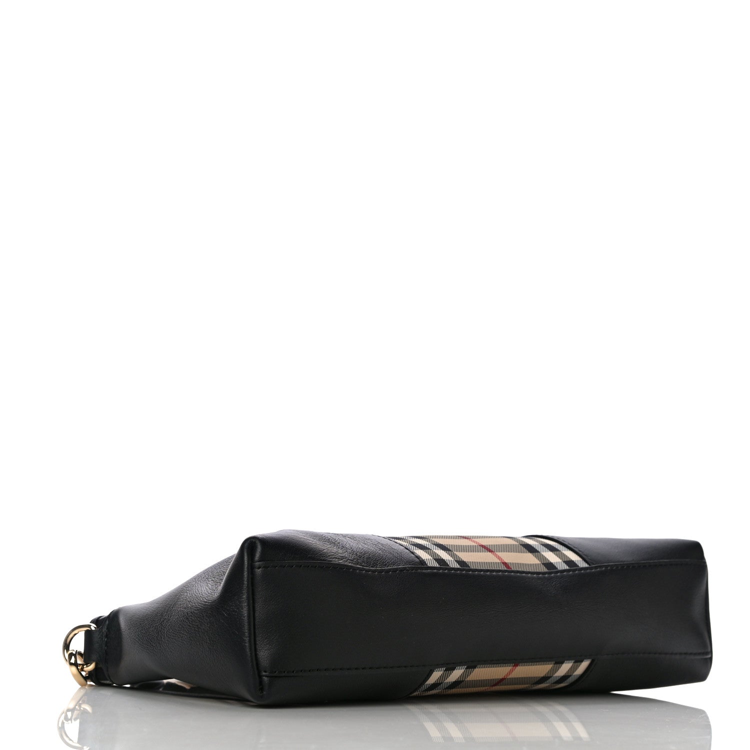 Burberry Horseferry Check Small Chichester Crossbody Clutch Bag Black 4 of 10
