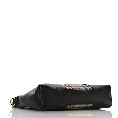 Burberry Horseferry Check Small Chichester Crossbody Clutch Bag Black 4 of 10