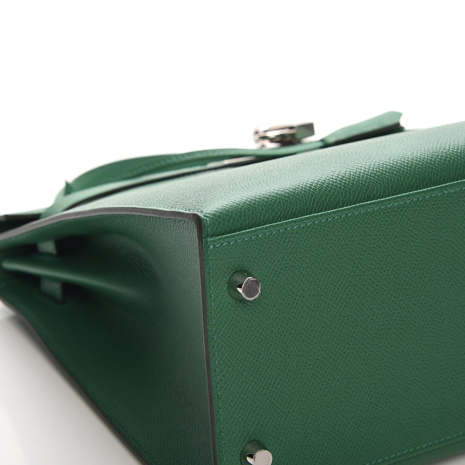 Hermes Epsom Kelly Sellier 32 Vert Vertigo 10 of 29