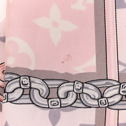 Louis Vuitton Silk Monogram Confidential Bandeau Light Pink 3 of 8