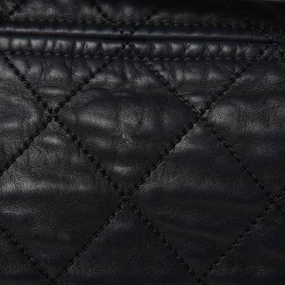Chanel Lambskin Quilted Cloudy Bundle Hobo Black 13 of 17