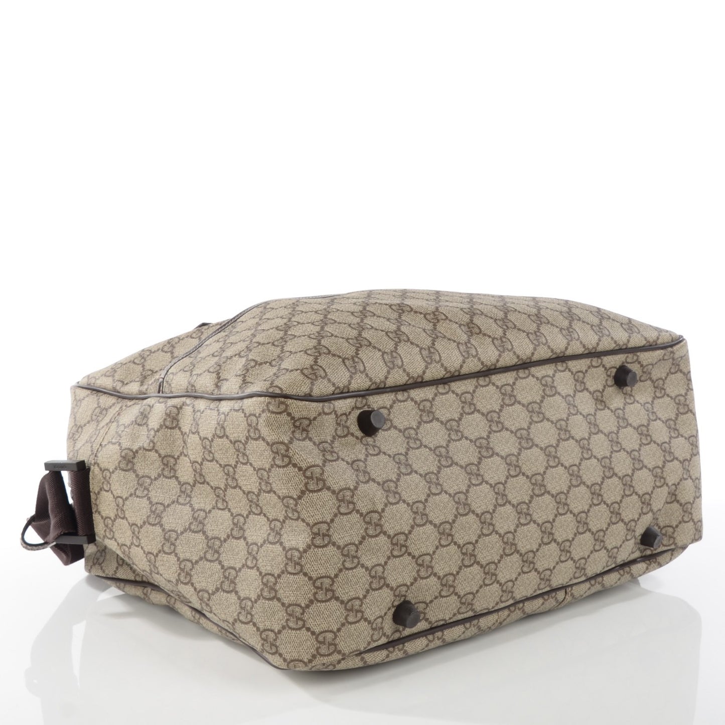 GG Plus Monogram Interlocking G Briefcase Brown