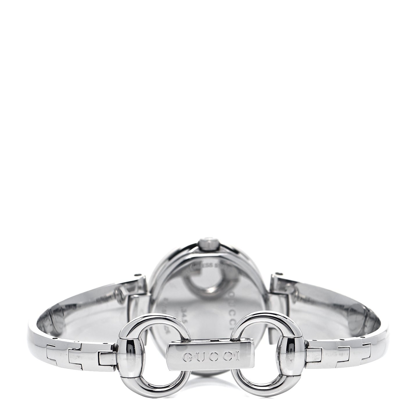 Stainless Steel Diamond 27mm Guccissima Quartz Watch Black