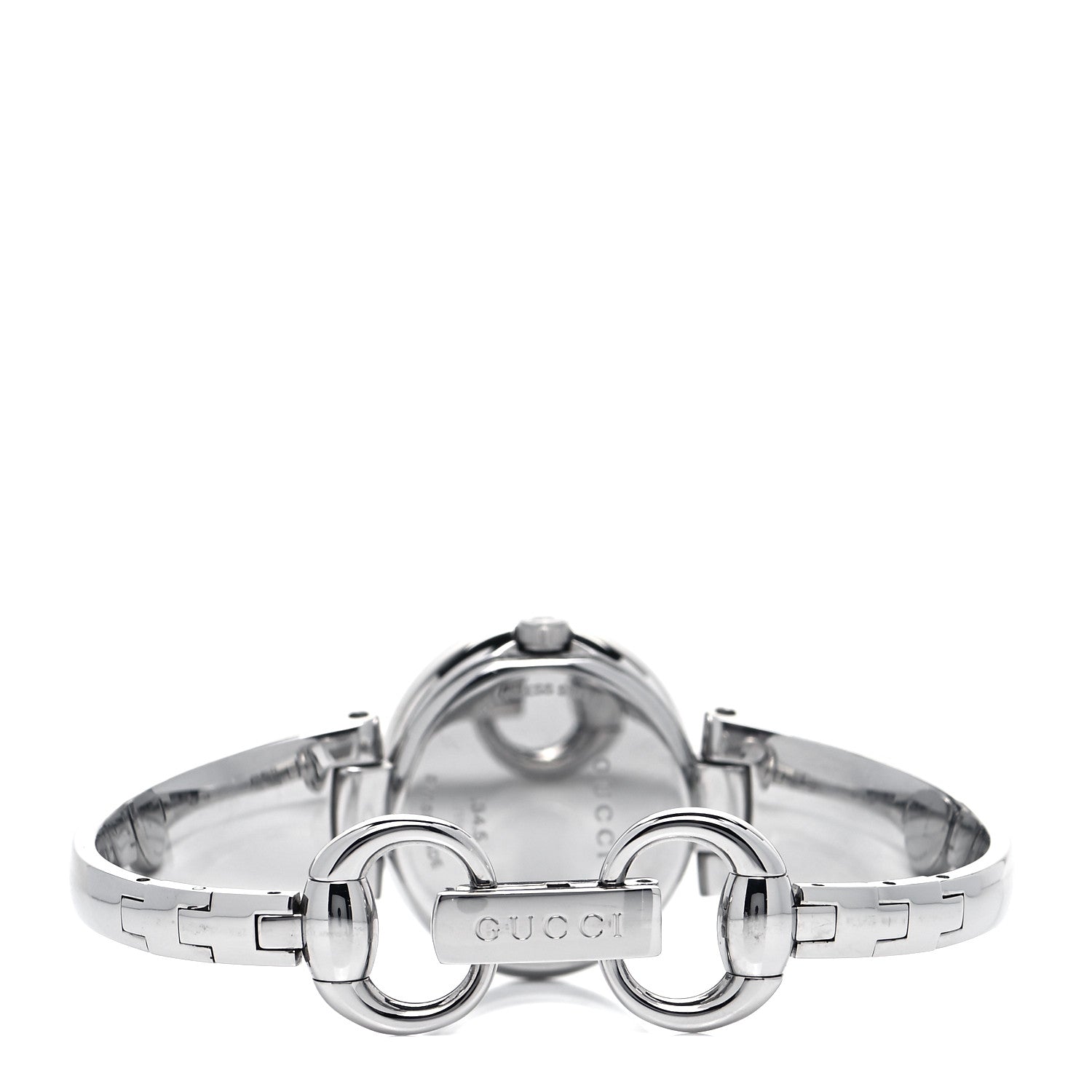 Gucci Stainless Steel Diamond 27mm Guccissima Quartz Watch Black 3 of 4