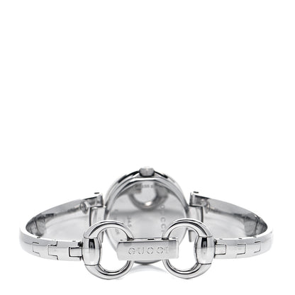 Gucci Stainless Steel Diamond 27mm Guccissima Quartz Watch Black 3 of 4