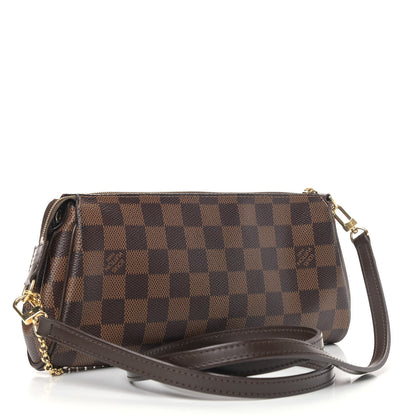 Louis Vuitton Damier Ebene Eva Clutch 2 of 4