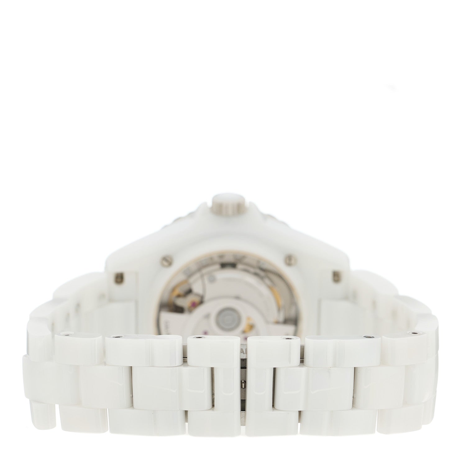 Chanel Stainless Steel Ceramic 38mm J12 Automatic Watch White 3 of 5