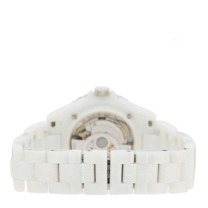 Chanel Stainless Steel Ceramic 38mm J12 Automatic Watch White 3 of 5