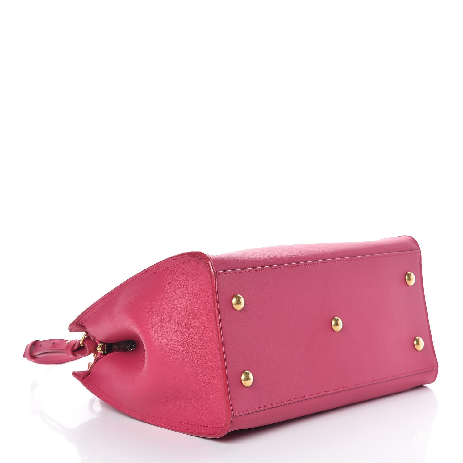 Saint Laurent Calfskin Small Classic Y Cabas Fuchsia 4 of 11