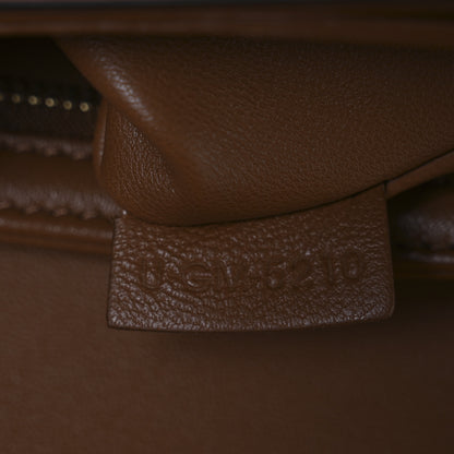 Celine Triomphe Canvas Calfskin Medium Triomphe Bag Tan 8 of 13