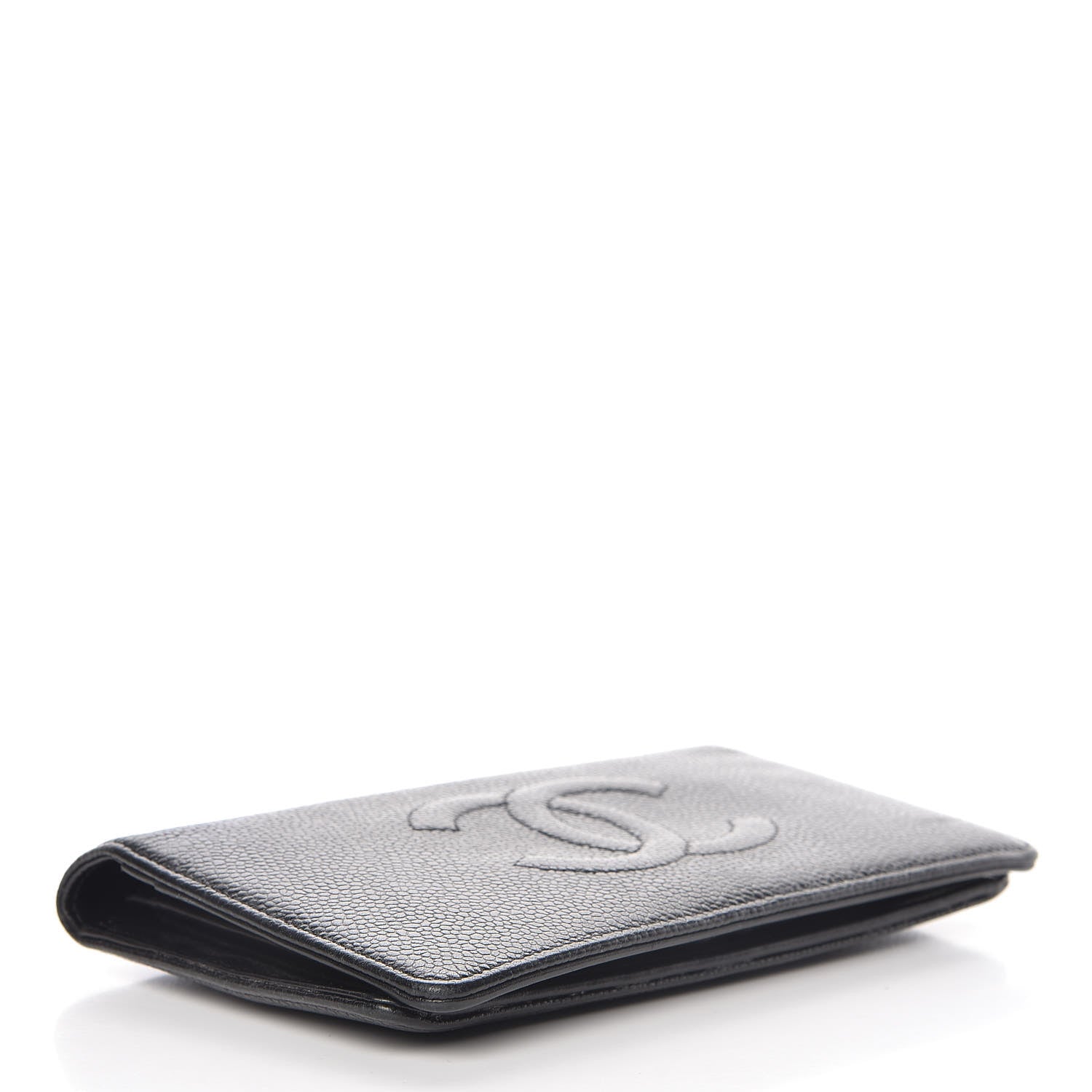 Chanel Caviar Timeless CC Yen Wallet Black 4 of 16