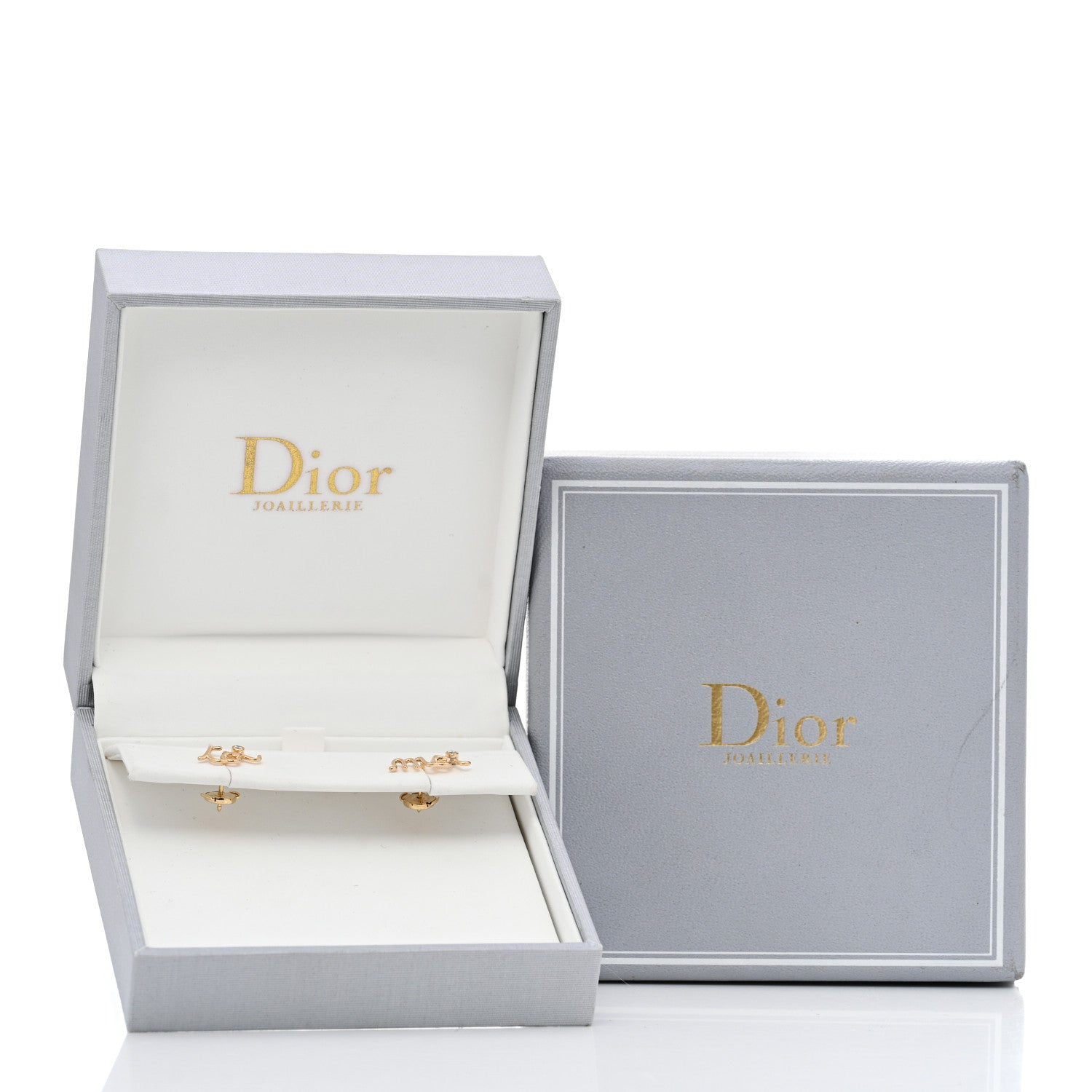 Christian Dior 18K Yellow Gold Diamond Toi Moi Earrings 5 of 5
