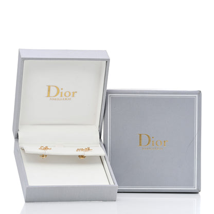 Christian Dior 18K Yellow Gold Diamond Toi Moi Earrings 5 of 5