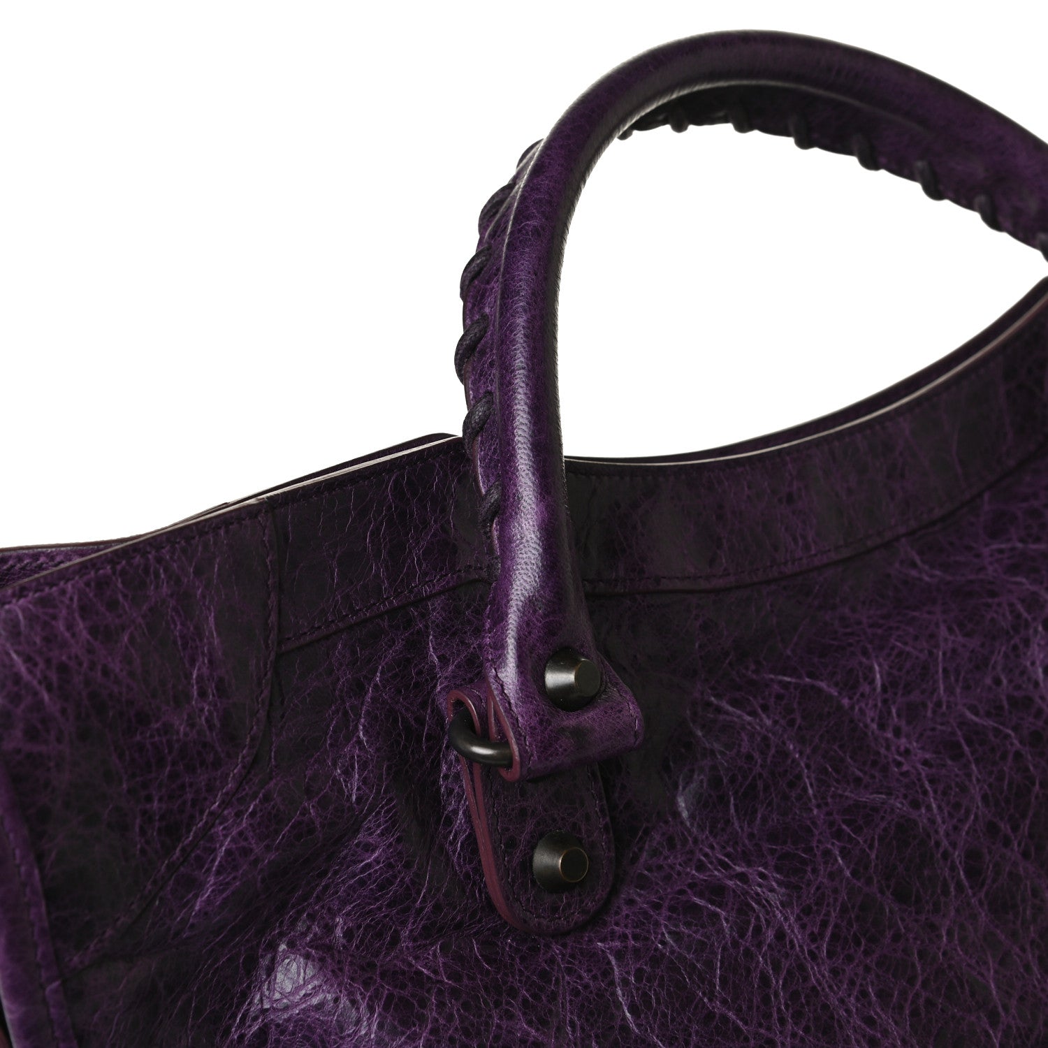Balenciaga Agneau Classic Hardware City Raisin 17 of 18