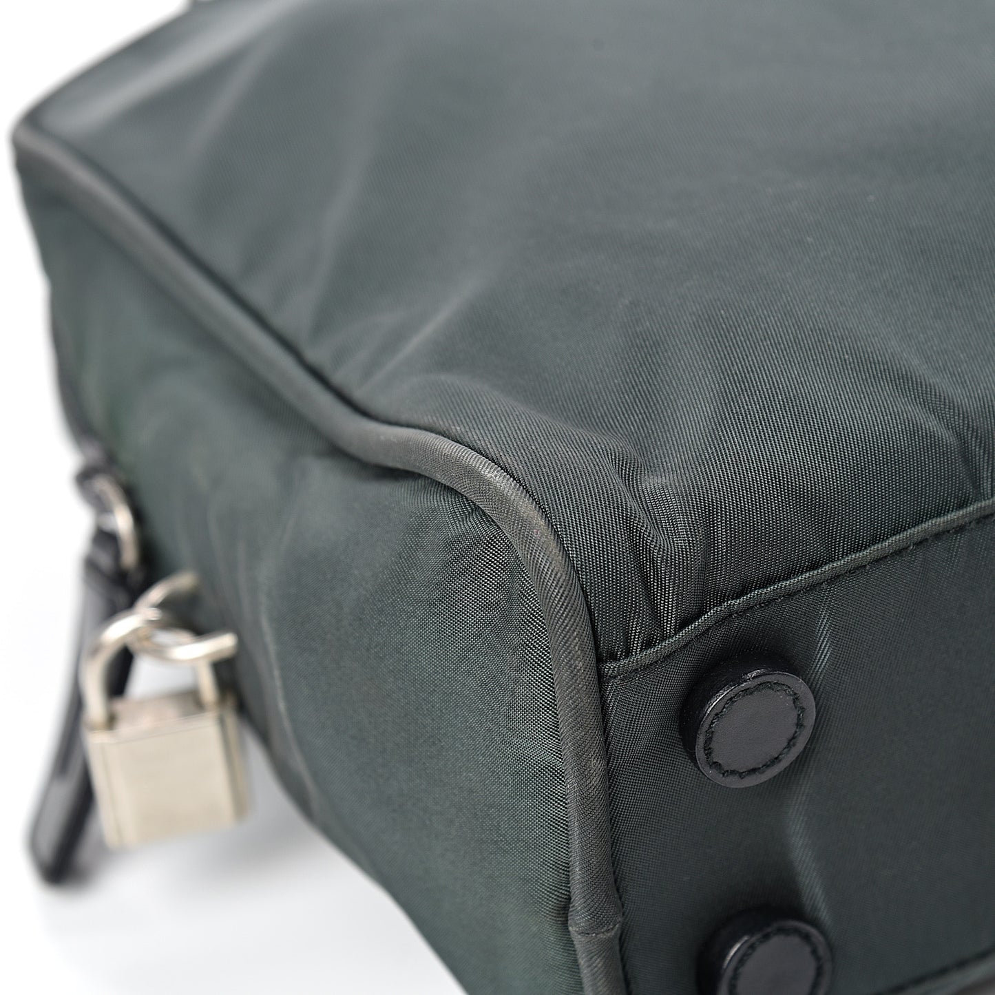 Tessuto Nylon Top Handle Bag Black