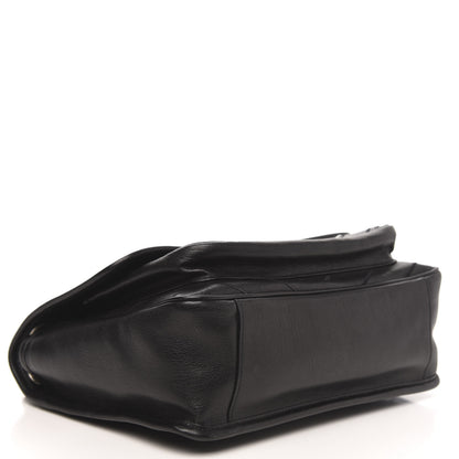 Saint Laurent Lambskin Matelasse Monogram Microstud Medium Niki Chain Satchel Black 4 of 9