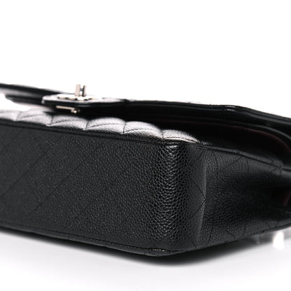 Chanel Caviar Quilted Medium Double Flap Black 9 of 10
