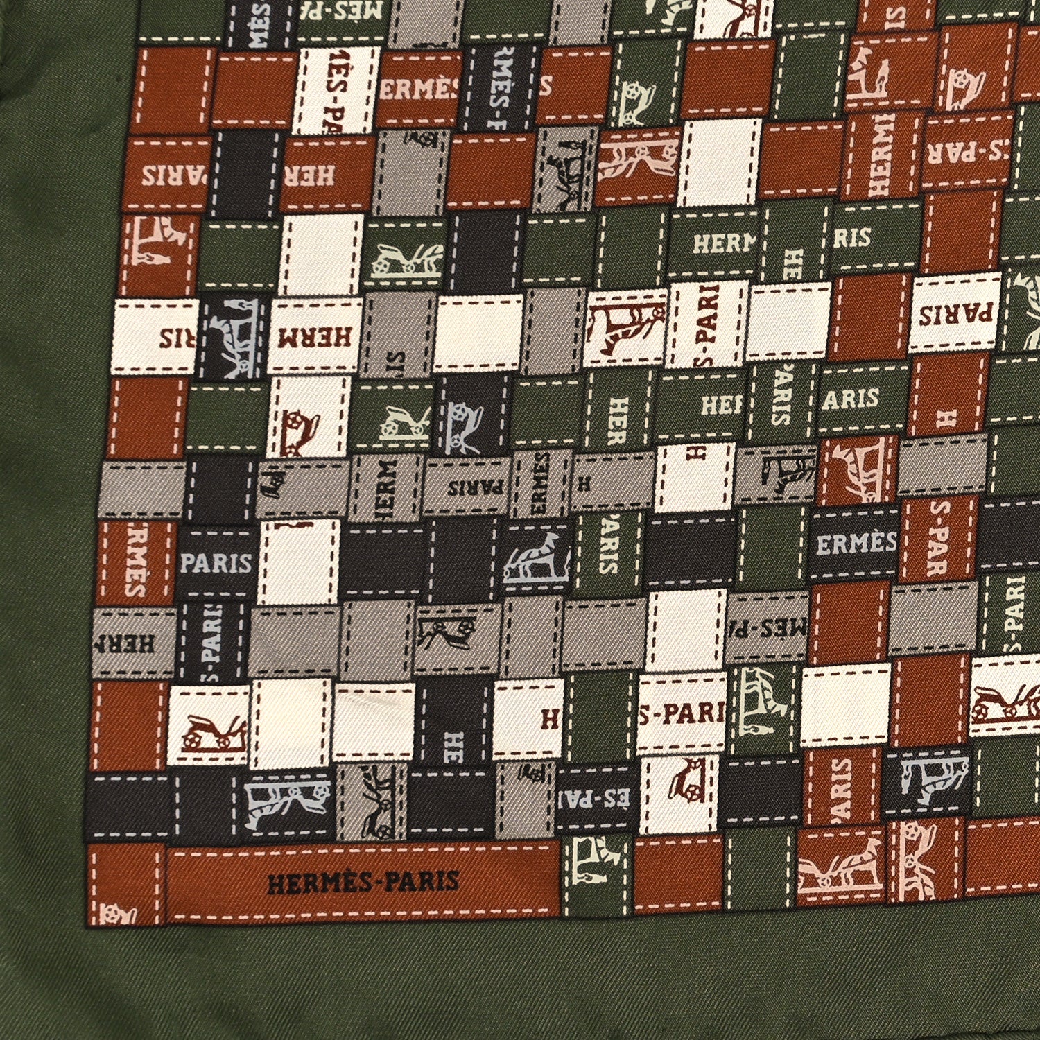 Hermes Silk Bolduc Au Carre Scarf 90 2 of 5