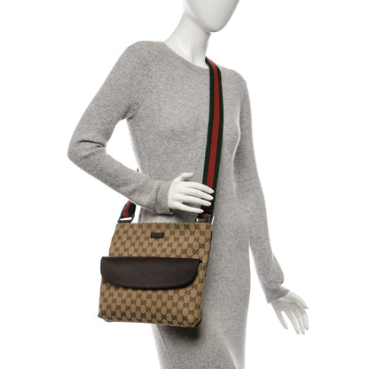 Gucci Monogram Signature Web Small Messenger Brown 2 of 8
