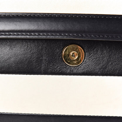 Valentino Garavani Nappa Striped My Rockstud Clutch Black Light Ivory 7 of 12