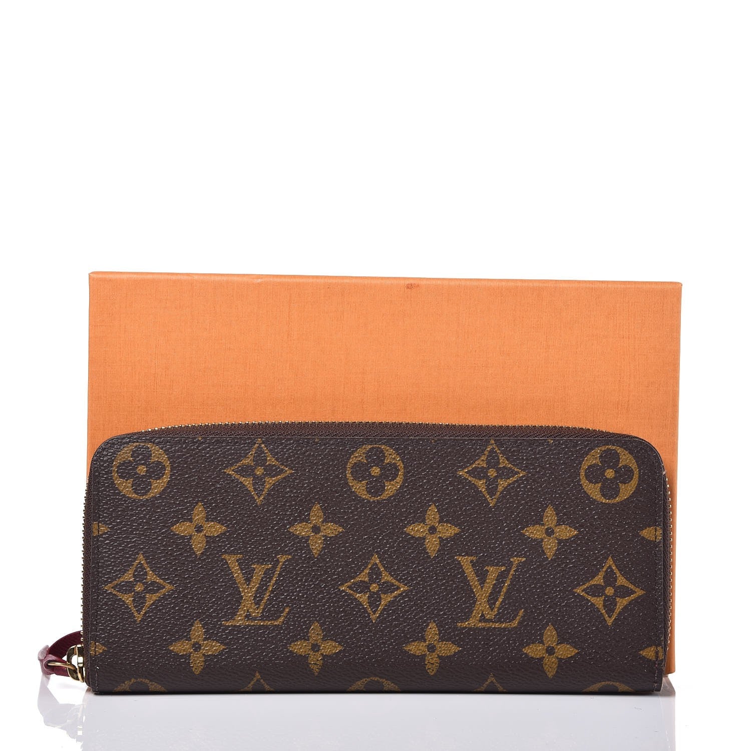 Louis Vuitton Monogram Clemence Wallet Fuchsia 7 of 7