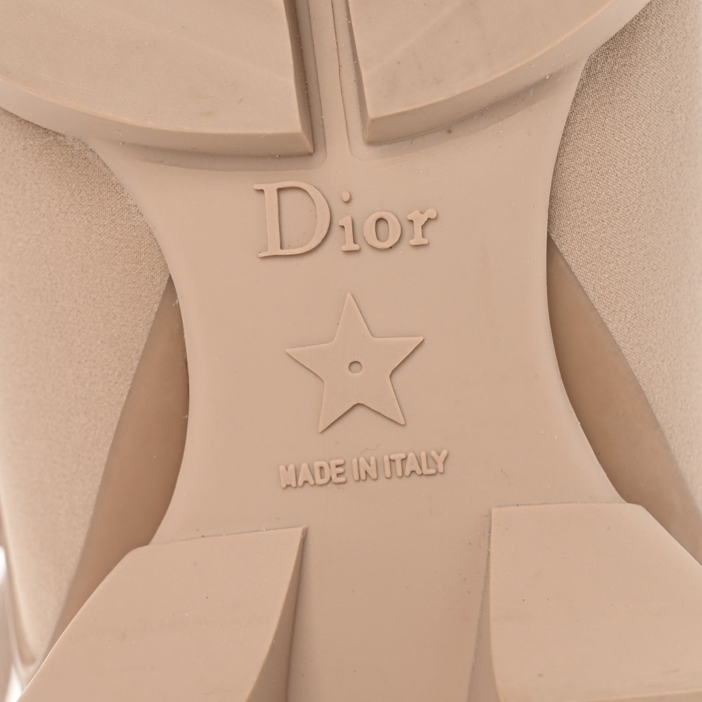 Neoprene Rubber Womens D-Connect Sneakers 36.5 Nude