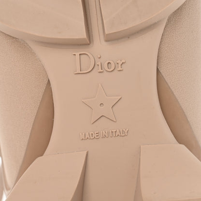 Christian Dior Neoprene Rubber Womens D-Connect Sneakers 36.5 Nude 7 of 9