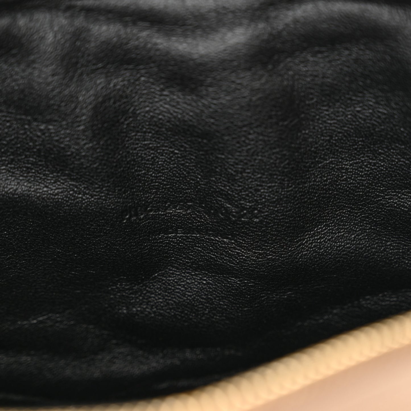 Grain De Poudre Matelasse Monogram Mini Lou Camera Bag Dark Beige