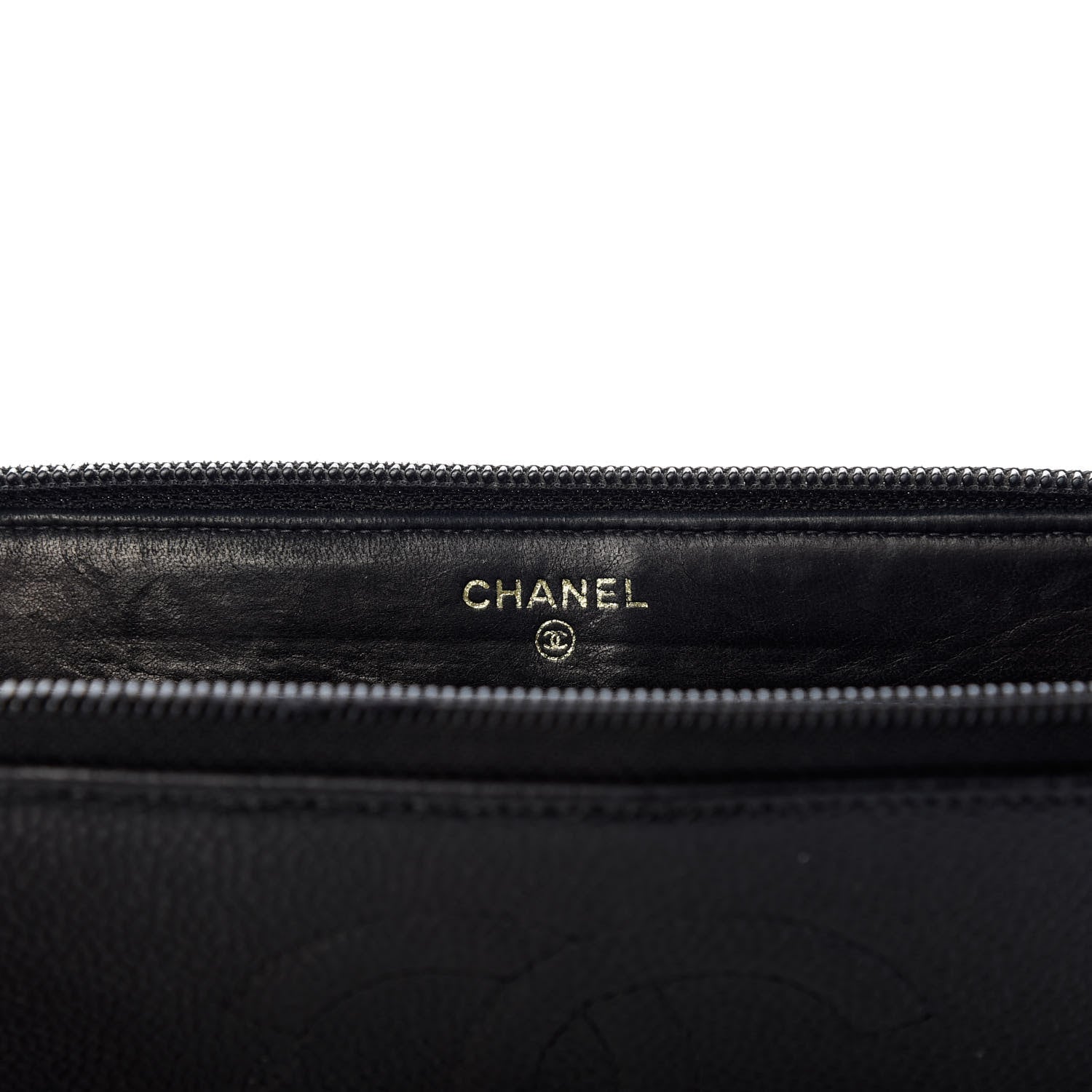 Chanel Caviar Large Timeless CC Zip Around Wallet Black 7 of 9