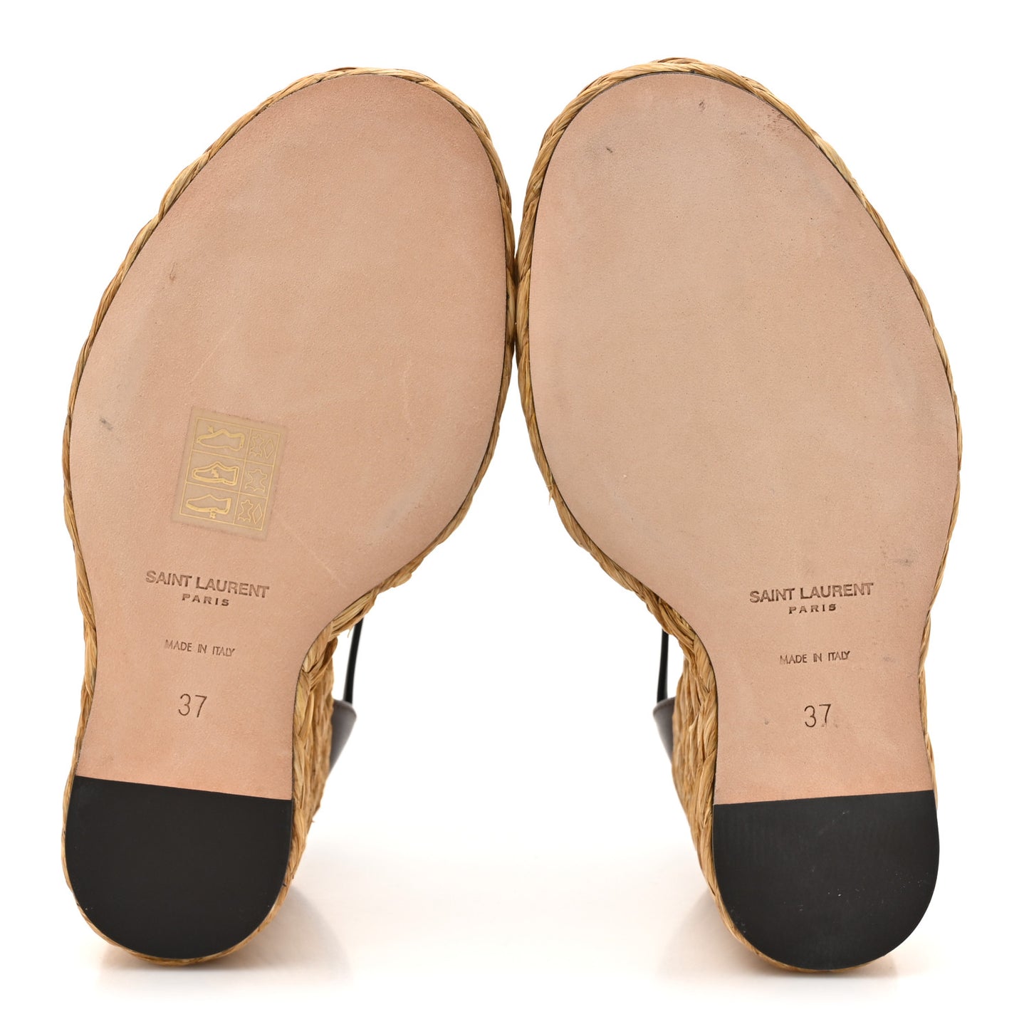 Calfskin Cassandra 105 Espadrille Wedges 37 Chocolate