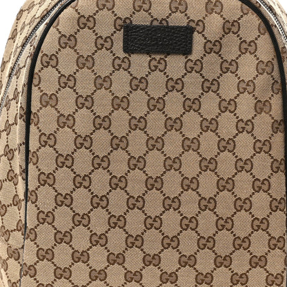 Gucci Monogram Travel Backpack Dark Brown 8 of 10