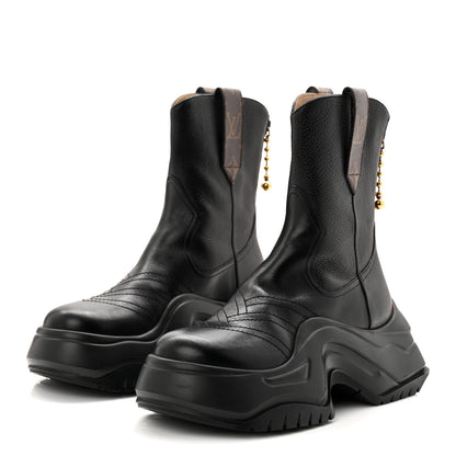 Louis Vuitton Monogram LV Archlight 2.0 Platform Ankle Boots 39 Black 3 of 10