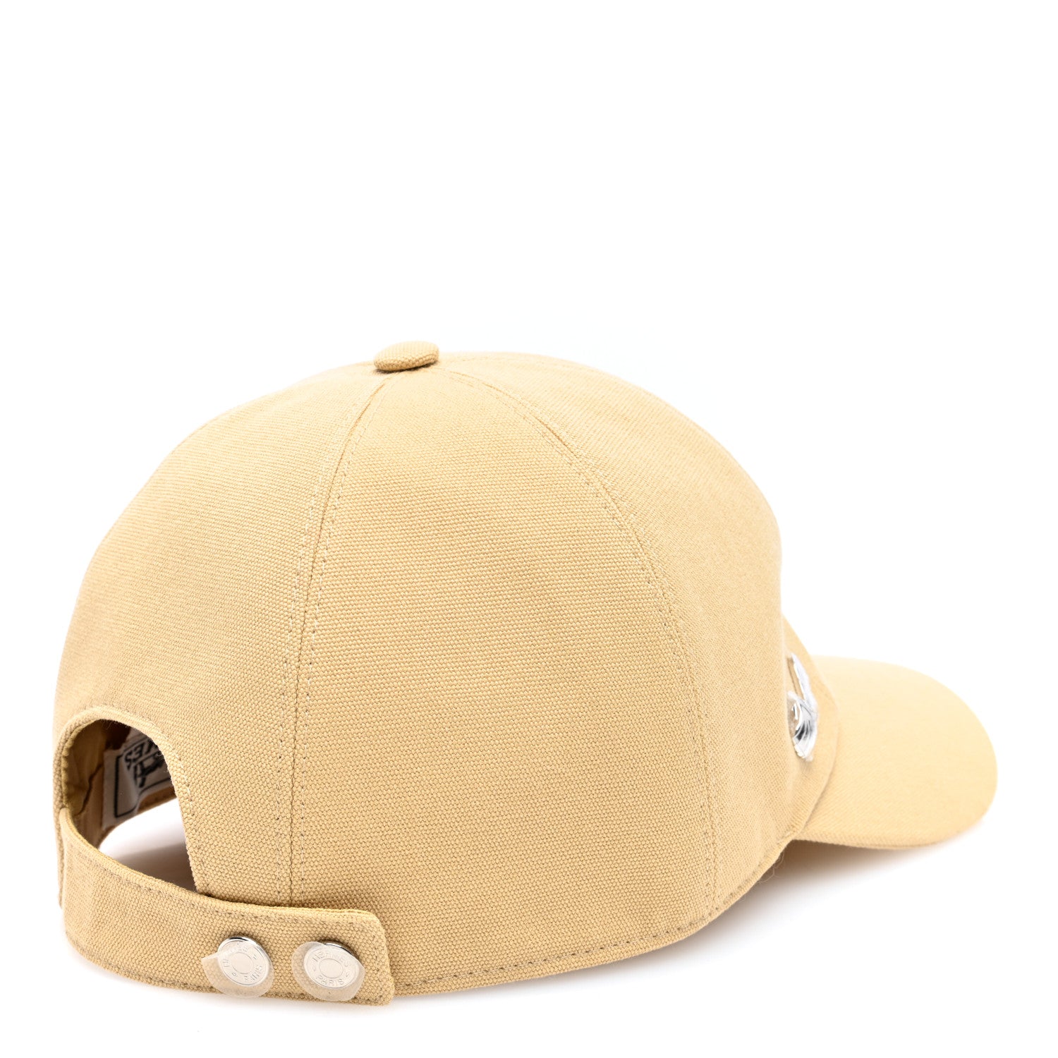 Hermes Cotton Canvas Serena Seashell Cap 59 Bege Albatre 4 of 8