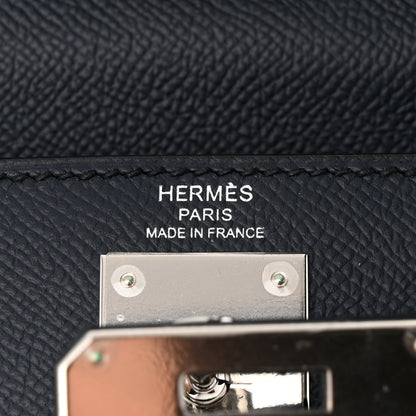 Hermes Epsom Kelly Sellier 28 Bleu Indigo 6 of 11