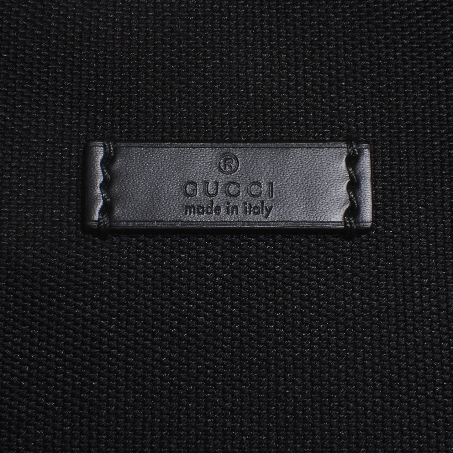 Canvas Signature Shoulder Bag Black