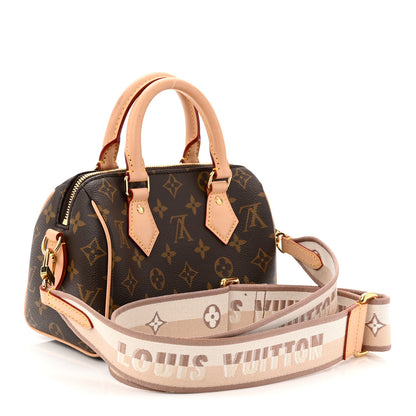 Louis Vuitton Monogram Speedy Bandouliere 20 Beige 3 of 12