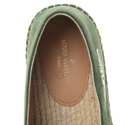 Louis Vuitton Suede Bidart Espadrilles 8 Green 7 of 7