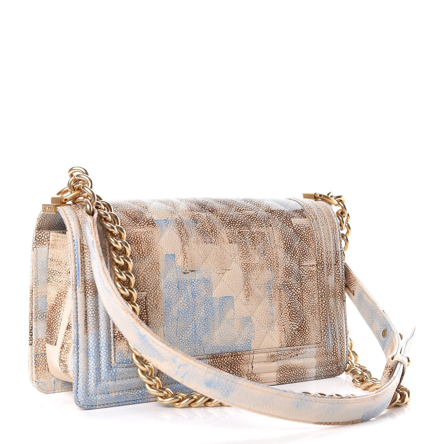 Painted Caviar Medium Boy In Cuba Flap Multicolor