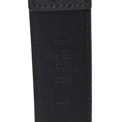 Louis Vuitton Calfskin 35mm Pont Neuf Belt 110 44 Black 4 of 4