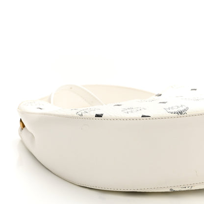 MCM Visetos Patricia Hobo White 10 of 12