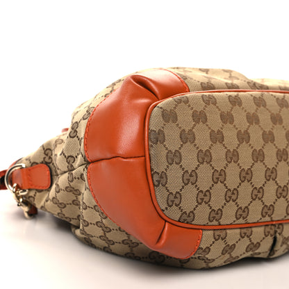 Gucci Monogram Medium Sukey Top Handle Orange 9 of 10