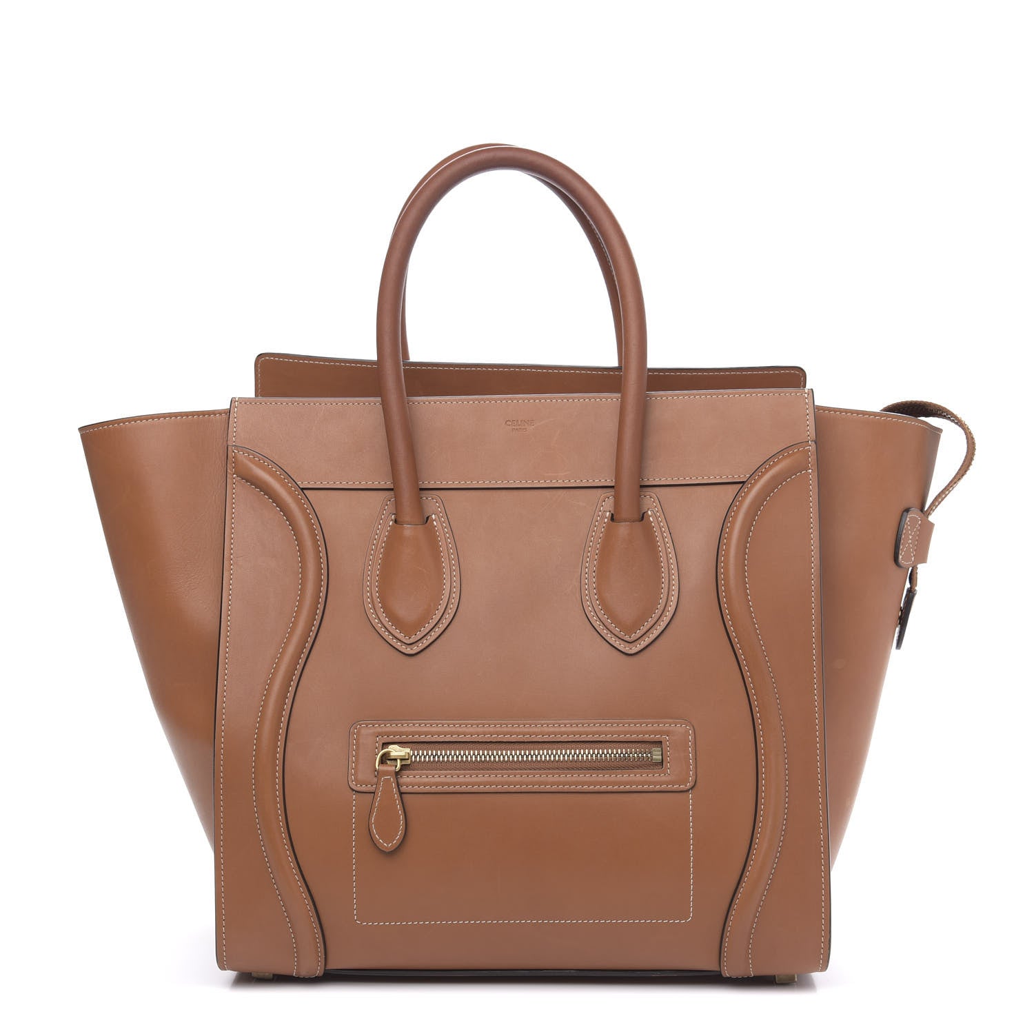 Celine Natural Calfskin Mini Luggage Tan 1 of 17