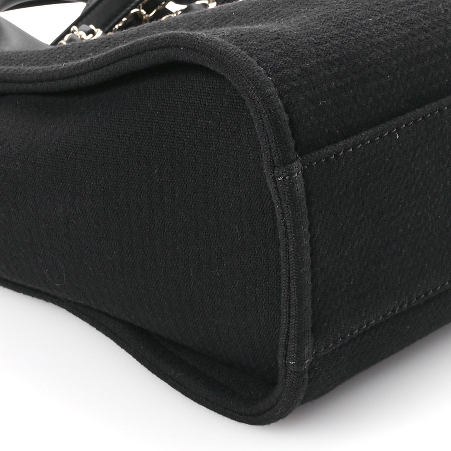 Mixed Fibers Small Deauville Tote Black